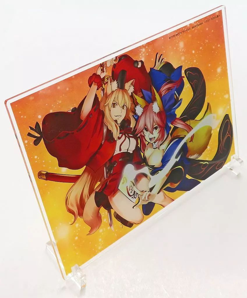 【中古】アクリルスタンド・アクリルパネル [単品] 玉藻の前＆鈴鹿御前 アクリルプレート 「コミックス Fate/EXTRA CCC FoxTail(9) アニメイト限定セット」 同梱特典