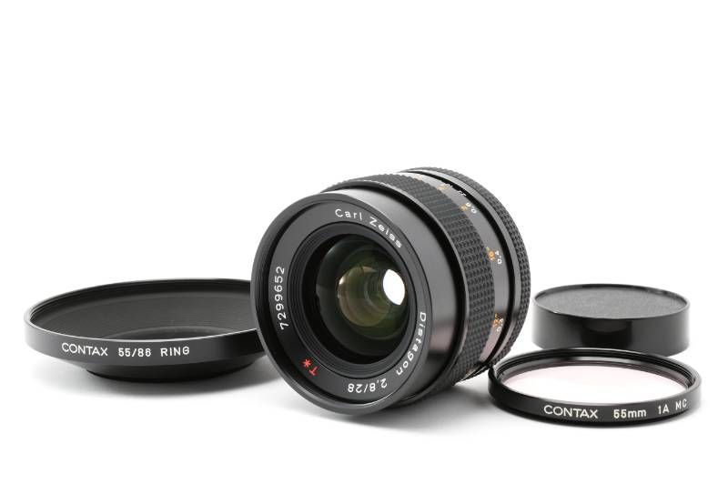 実用品 CONTAX コンタックス Carl Zeiss Distagon 2.8 28mm T* MMJ MFレンズ #4245-8CONTAX;有些许损伤或污渍