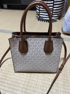 MICHAEL KORS ハンドバッグ ホワイト/ブラウン