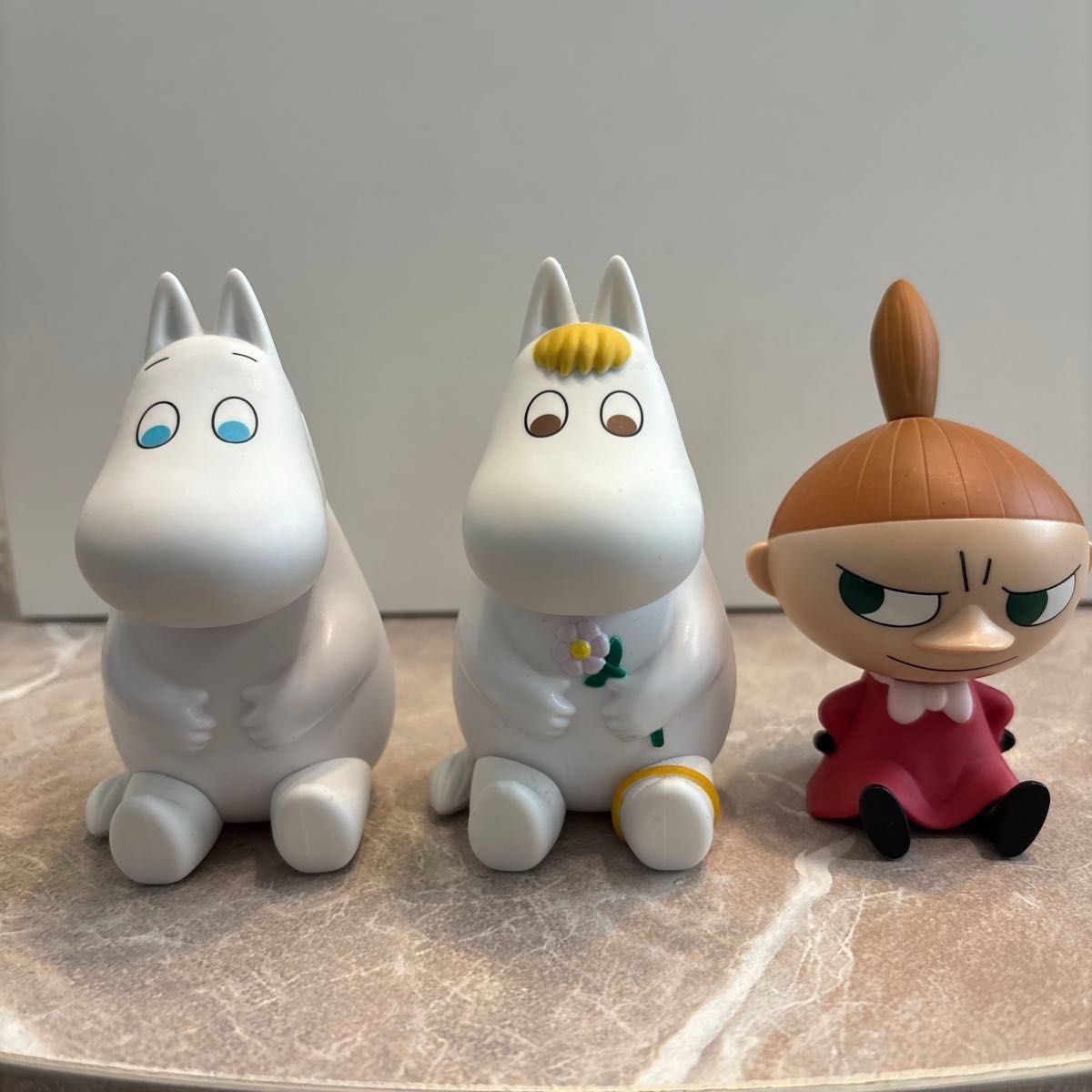 ムーミン フィギュア 3体セット ムーミン スノークのおじょうさん リトルミイ　ガチャガチャ