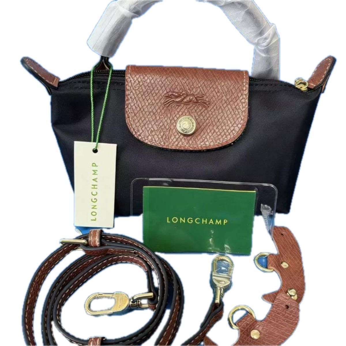 LONGCHAMP ロンシャン ル プリアージュ XS ミニバッグ ショルダーバッグ ブラック