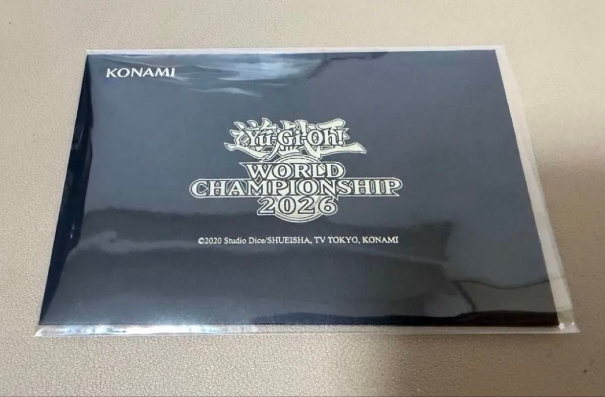 遊戯王 WORLD CHAMPIONSHIP 2026 来場記念カード プロモ 黒封筒 融合&ブルーアイズ 未開封