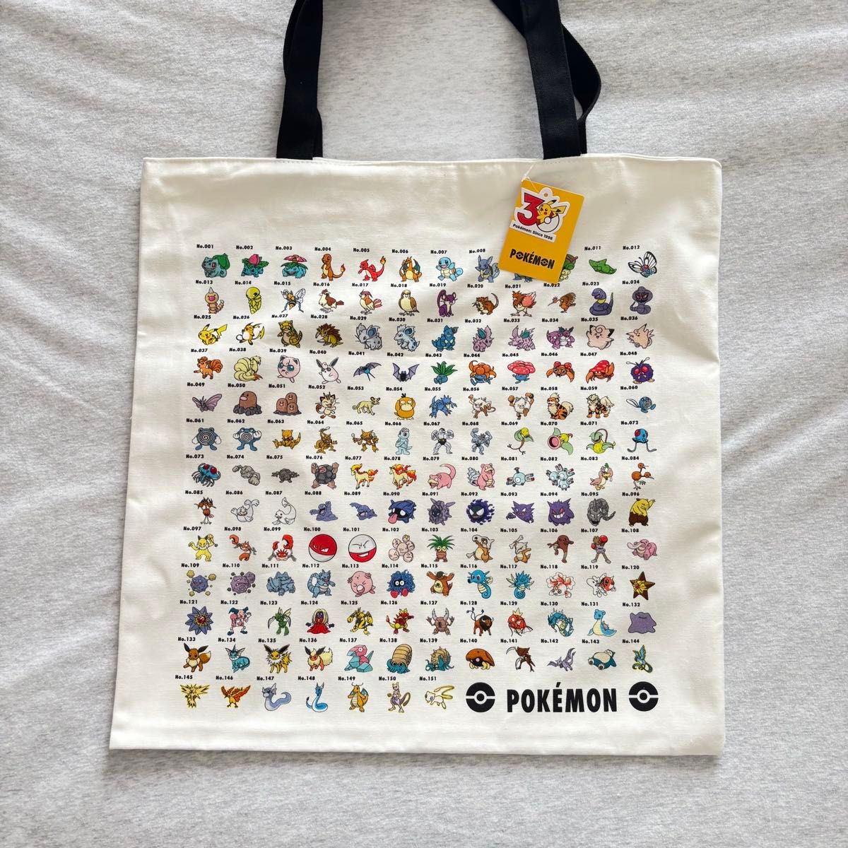 3coins スリコ スリーコインズ ポケモン 30周年 トートバッグ