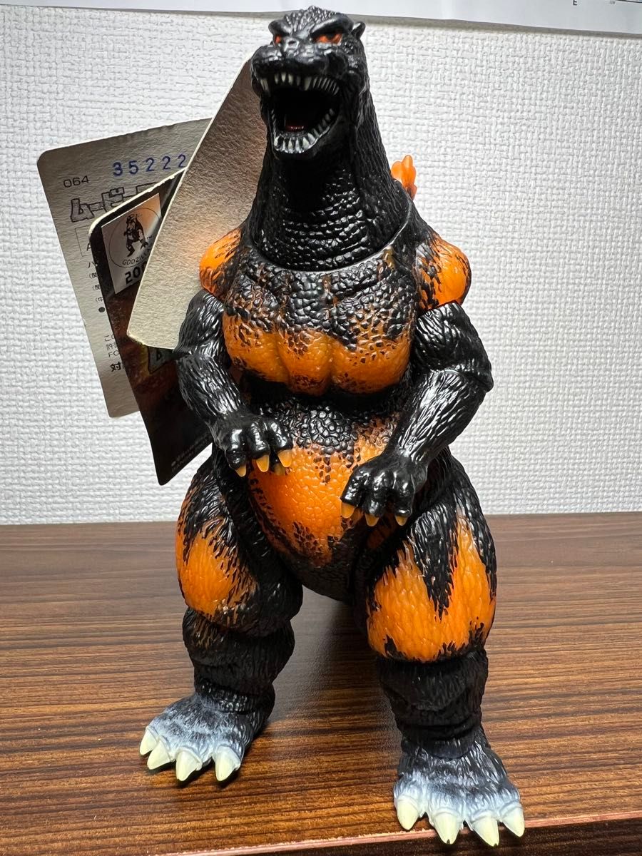 ムービーモンスターシリーズ バーニングゴジラ BANDAIタグ付二手;物流保障;未使用