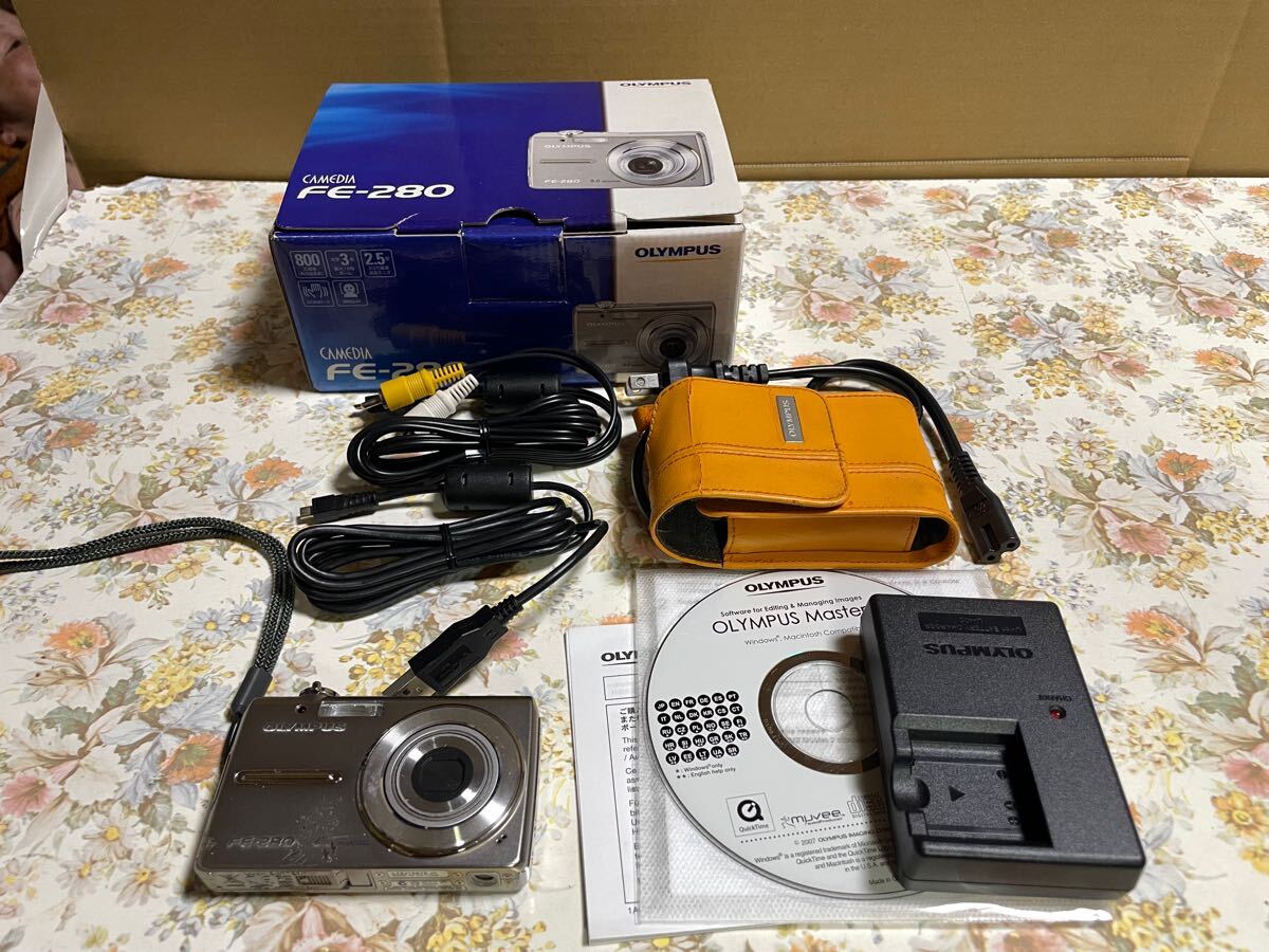 動作品 OLYMPUS CAMEDIA FE-280 コンパクトデジタルカメラ