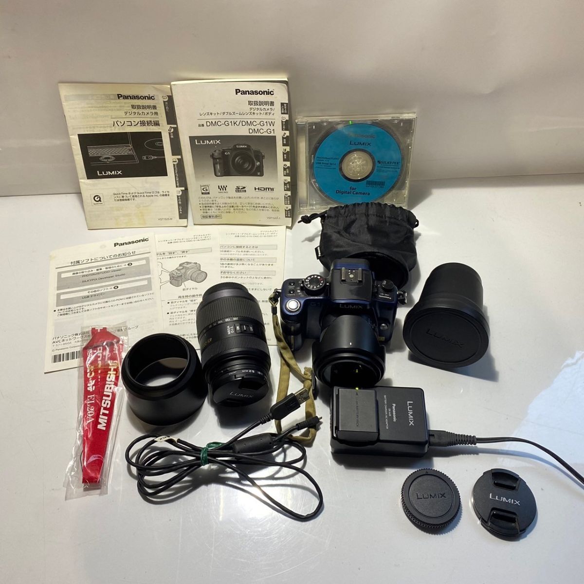 パナソニック Panasonic 一眼レフカメラ DMC-G1 レンズ　(管理番号：OKU7616)