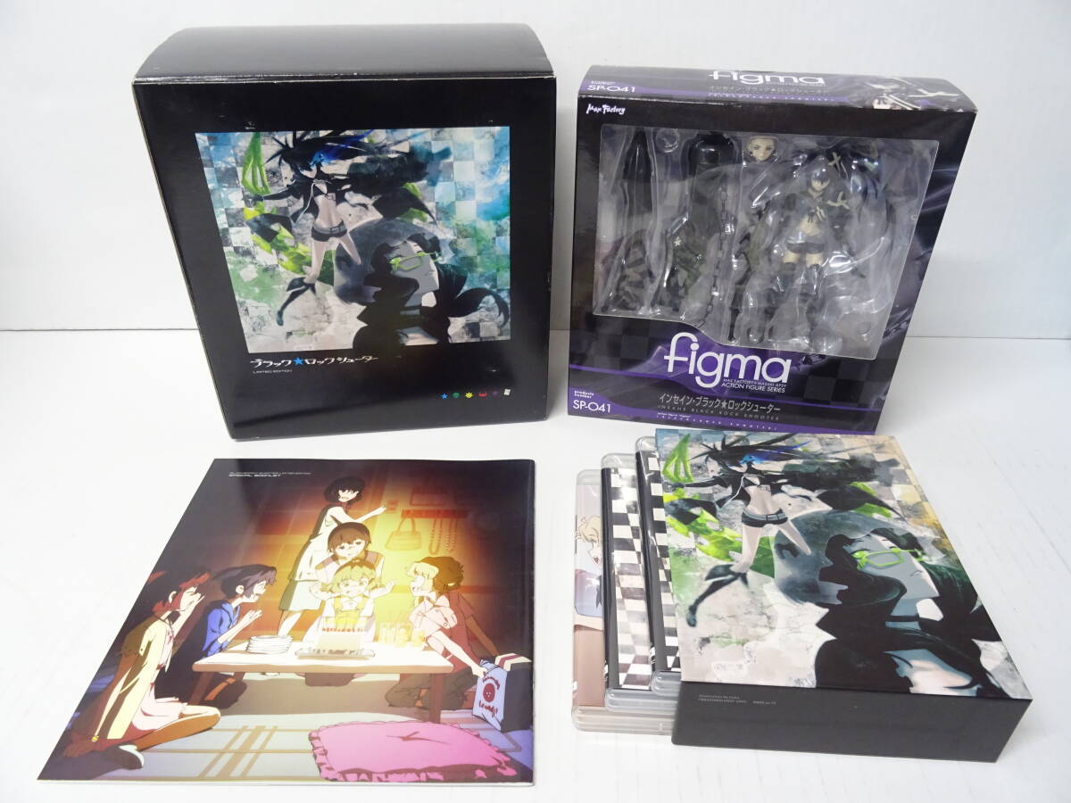 DV-936◆ブラック★ロックシューター Blu-ray BOX 完全生産限定版 (figuma SP-041 インセイン・ブラック★ロックシューター付) 中古品