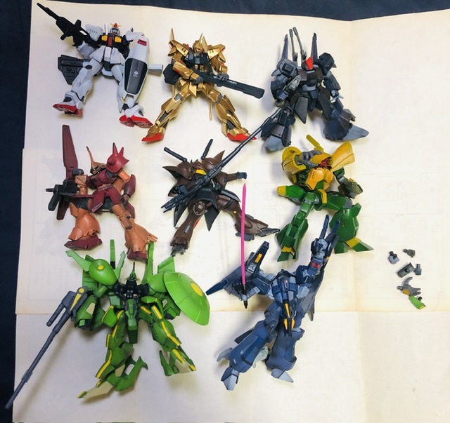 ガンダム　FW アルティメットオペレーション　8体