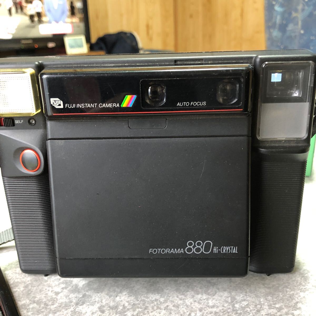 f 富士フィルム インスタントカメラ FOTORAMA880 Hi-CRYSTAL 希少　美品　ポラロイドカメラ
