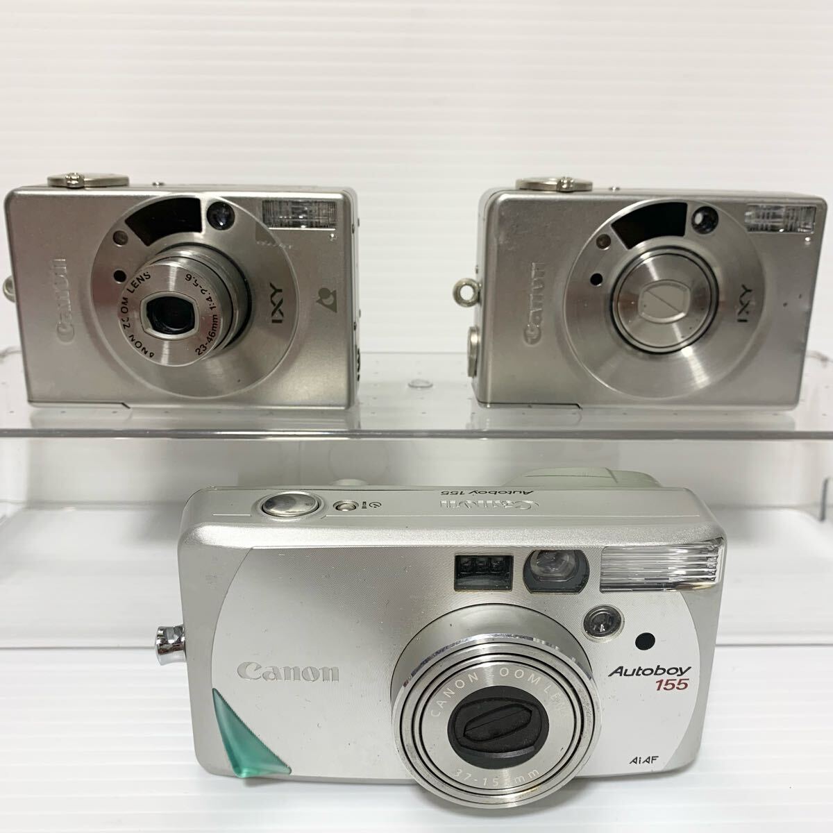 Canon デジカメ フィルムカメラ 計3台 ジャンク まとめ IXY 320 Autoboy 115