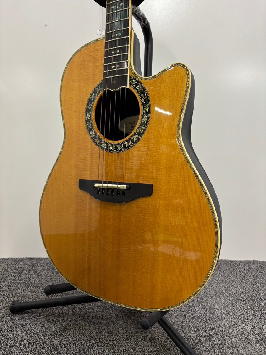【 B 】9395 Ovation　1869 Custom legend　アコースティックギター　エレアコ　オベーション　ハードケース付き　211318