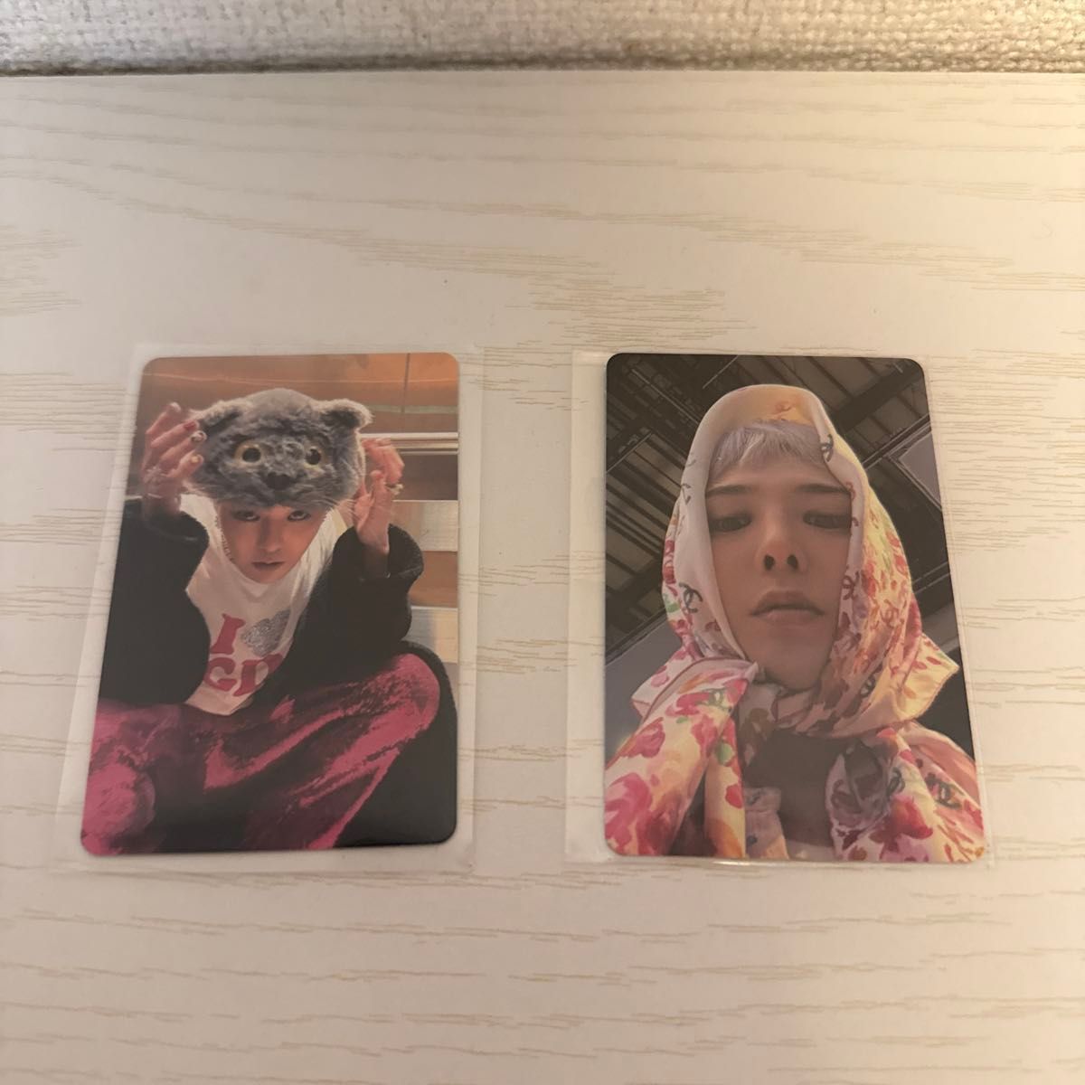 bermensch イベント　入場特典　トレカ　2枚　ジヨン　G-DRAGON アイドル　韓国　BIGBANG 限定　廃盤　レア二手;物流保障;接近未使用