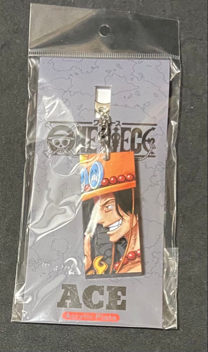 ワンピース エース アクリルプレートキーホルダー ONE PIECE DAY 【他の商品とまとめ買いで100円割引】二手;物流保障;未使用;易碎品