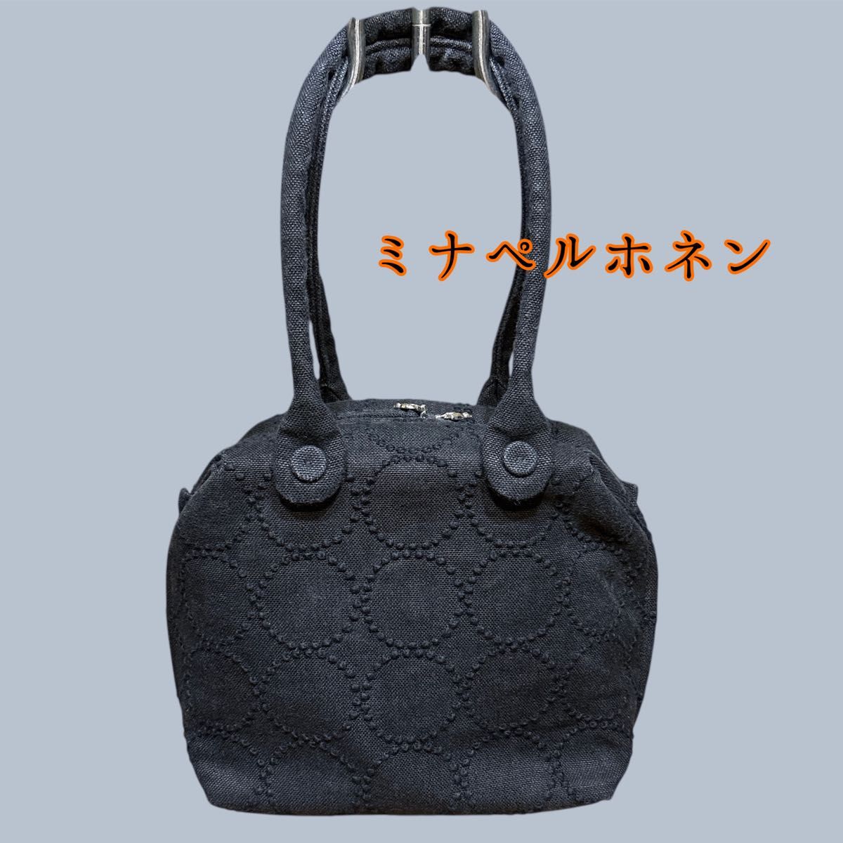ミナペルホネン タンバリン 刺繍 ショルダー トート マトカ バッグ ミナペルホネン タンバリン ハンドバッグ二手;物流保障;没有明显的损伤或污渍