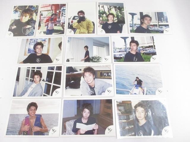 嵐 松本潤 のみ 公式写真 14枚 旧ロゴ ハワイ デビュー 1999 カレンダー 2000 グッズセット 中古品