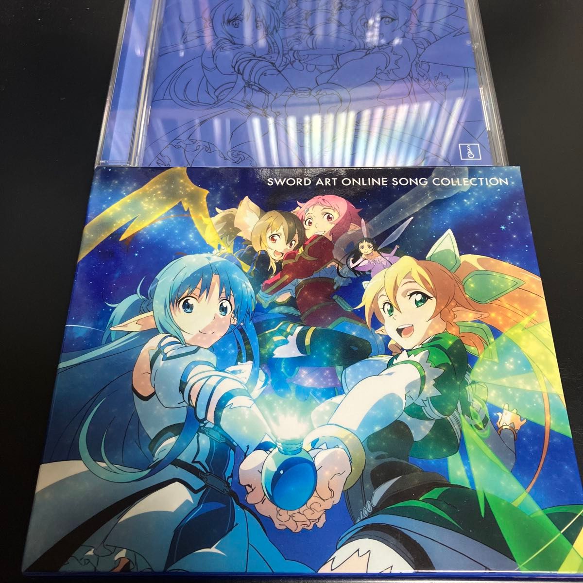 「ソードアート・オンライン」ソングコレクション　★ディスク美品CD スリーブケース 付き　sao 二手;物流保障;有些许损伤或污渍
