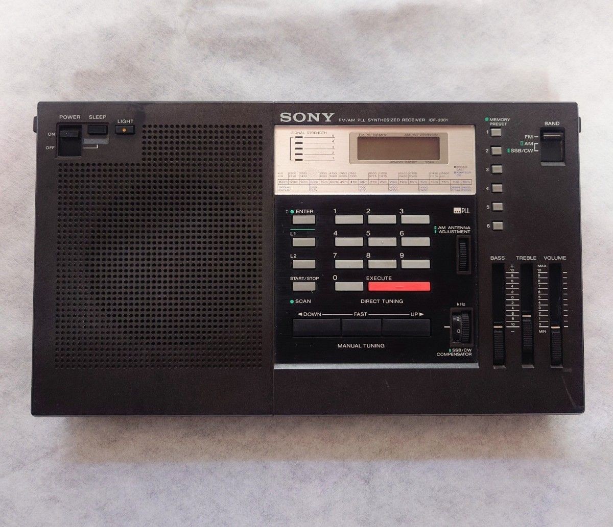 SONY  ICF-2001 ラジオ ジャング 不動二手;物流保障;有损伤或污渍;易碎品