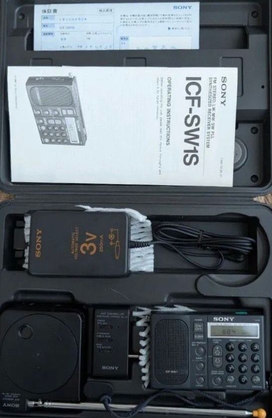 SONY 短波ラジオ ICF- SW1S  ジャンク二手;物流保障;有些许损伤或污渍;易碎品