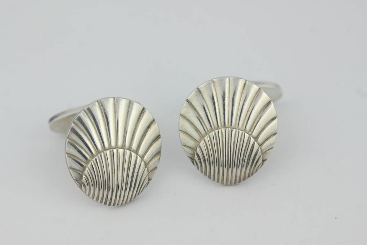 GEORG JENSEN ジョージジェンセン 66 シェル カフス SV925 カフスリンク