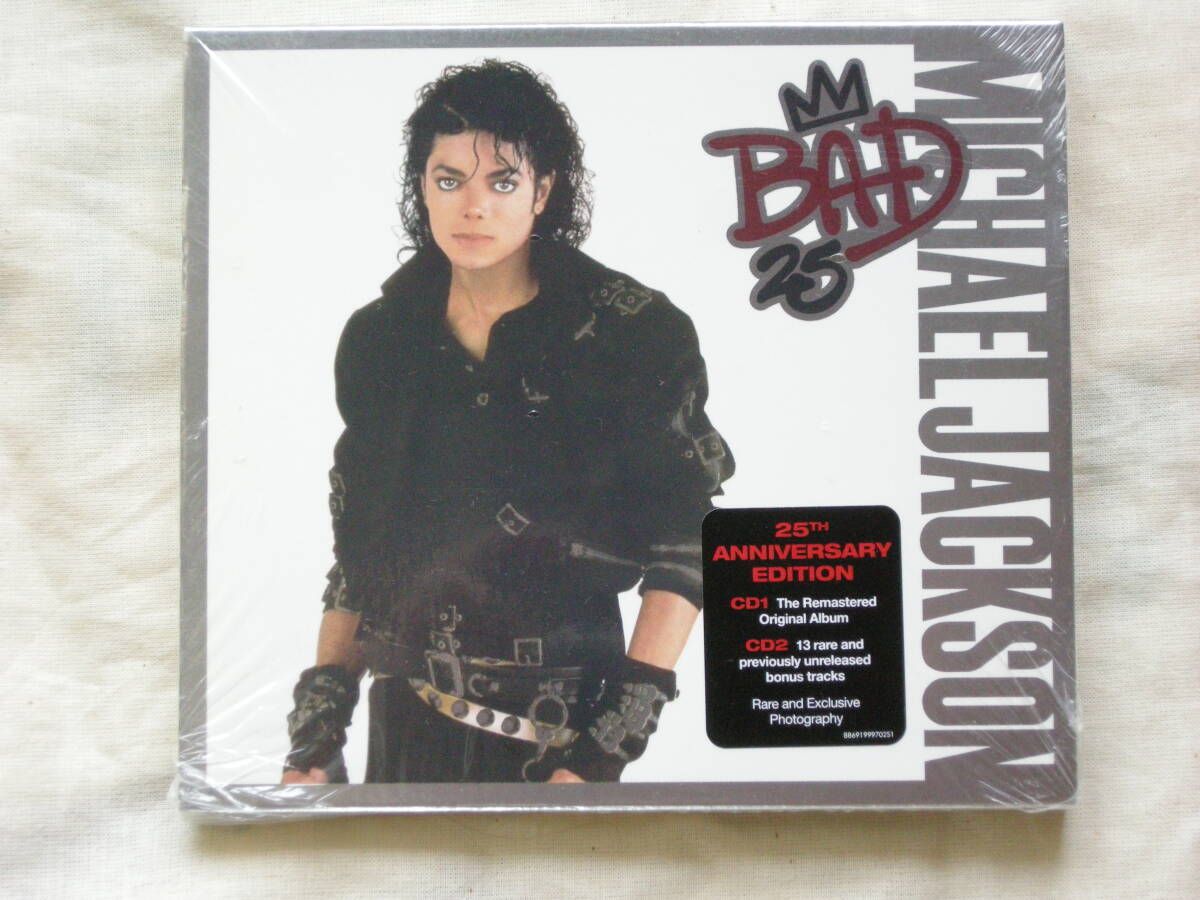 マイケルジャクソン BAD25周年盤 (25th Anniversary Edition) 輸入盤2枚組CD 未開封新品 