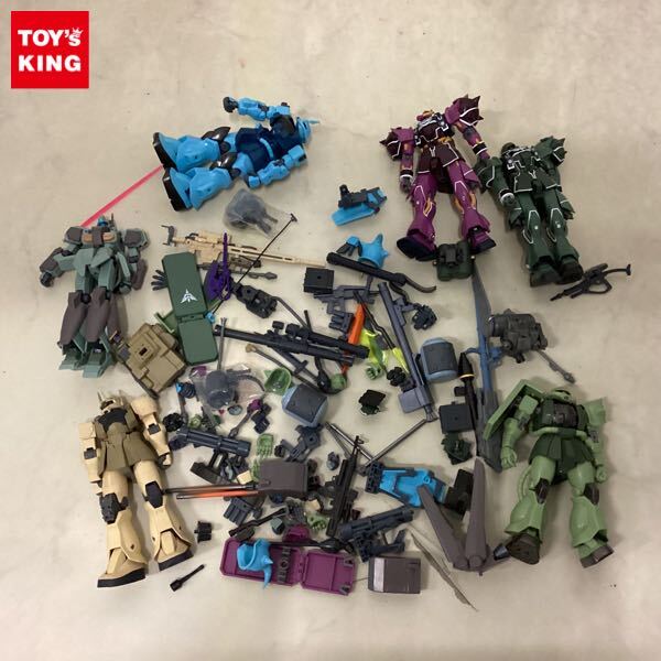 1円～ 訳あり ジャンク フィギュア 機動戦士ガンダム ザクII ザクI・スナイパータイプ デザートカラー 他