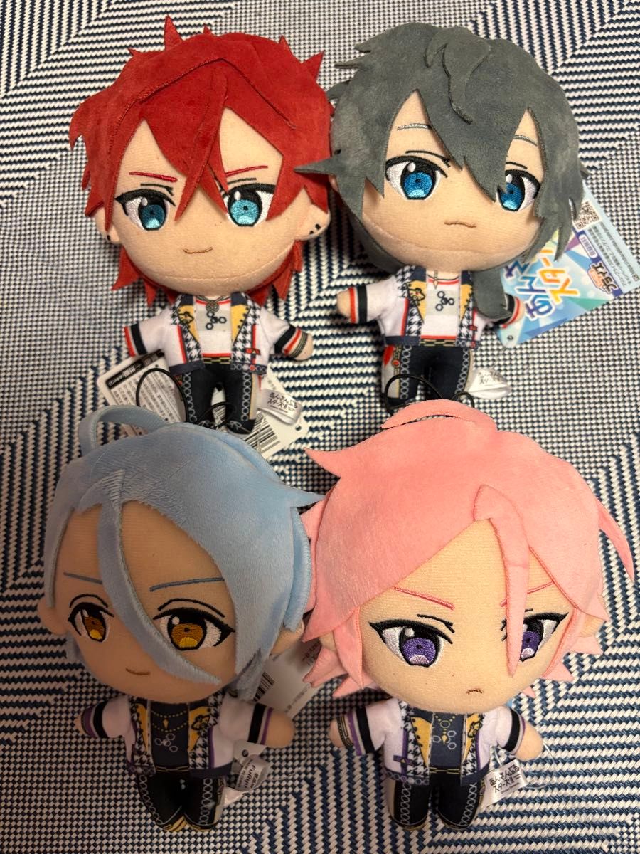 あんさんぶるスターズ ぬいぐるみ Crazy:B 4種セット二手;物流保障;未使用