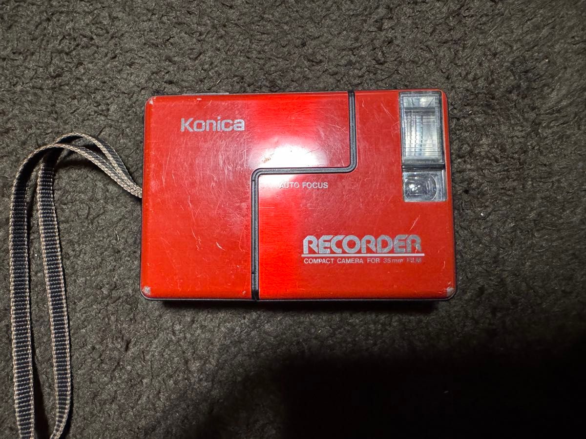コニカ　フィルムカメラ　Konica RECORDER ジャンク品二手;物流保障;有损伤或污渍;易碎品;航空禁运
