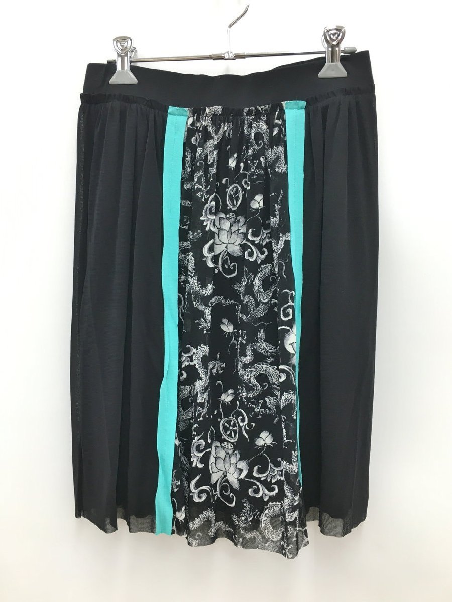 ヴィヴィアンタム VIVIENNE TAM スカート 0 メッシュ 龍 花 2311WR101