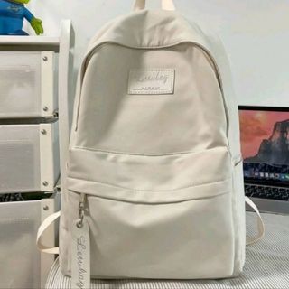 未使用　リュック　バックパック　防災　マザーズバッグ　学生　ベージュ　