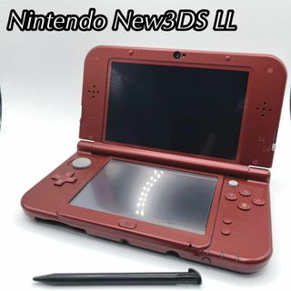 ニンテンドー New 3DS LL 本体 メタリックレッド