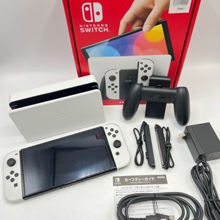【美品】Nintendo Switch 有機ELモデル HEG-S-KAAAA ホワイト ニンテンドースイッチ 本体