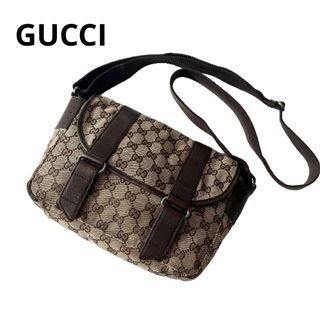 GUCCI グッチ GGキャンバス ショルダーバッグ メッセンジャーバッグ