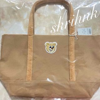 ♡フェイラー♡オールドテディ♡ワッペントートバッグ♡LL♡ベージュ♡日本製♡大サイズ♡新品未開封♡ベア♡くま♡クマ♡マザーズバッグ