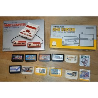 任天堂ファミリーコンピュータ&ディスクシステム+ソフト