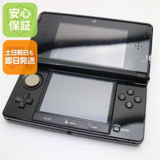 良品中古 ニンテンドー3DS クリアブラック 