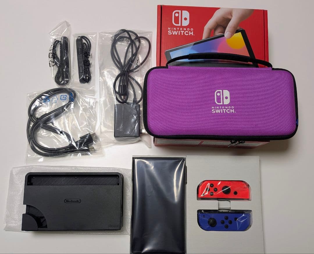 Nintendo Switch本体&ケース付きNintendo Switch;接近未使用