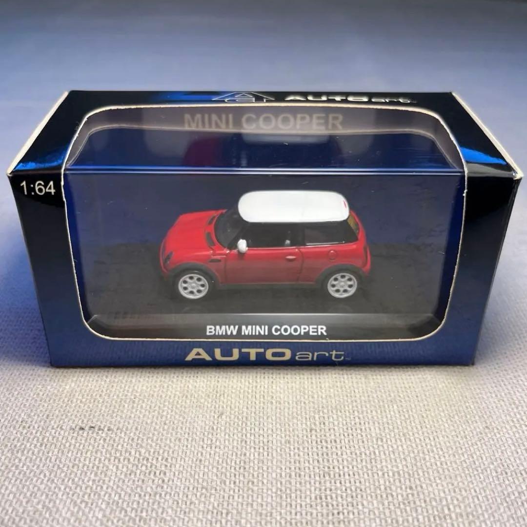AUTOart BMW ミニクーパー レッド 1:64 MINI COOPERAUTOART;有损伤或污渍