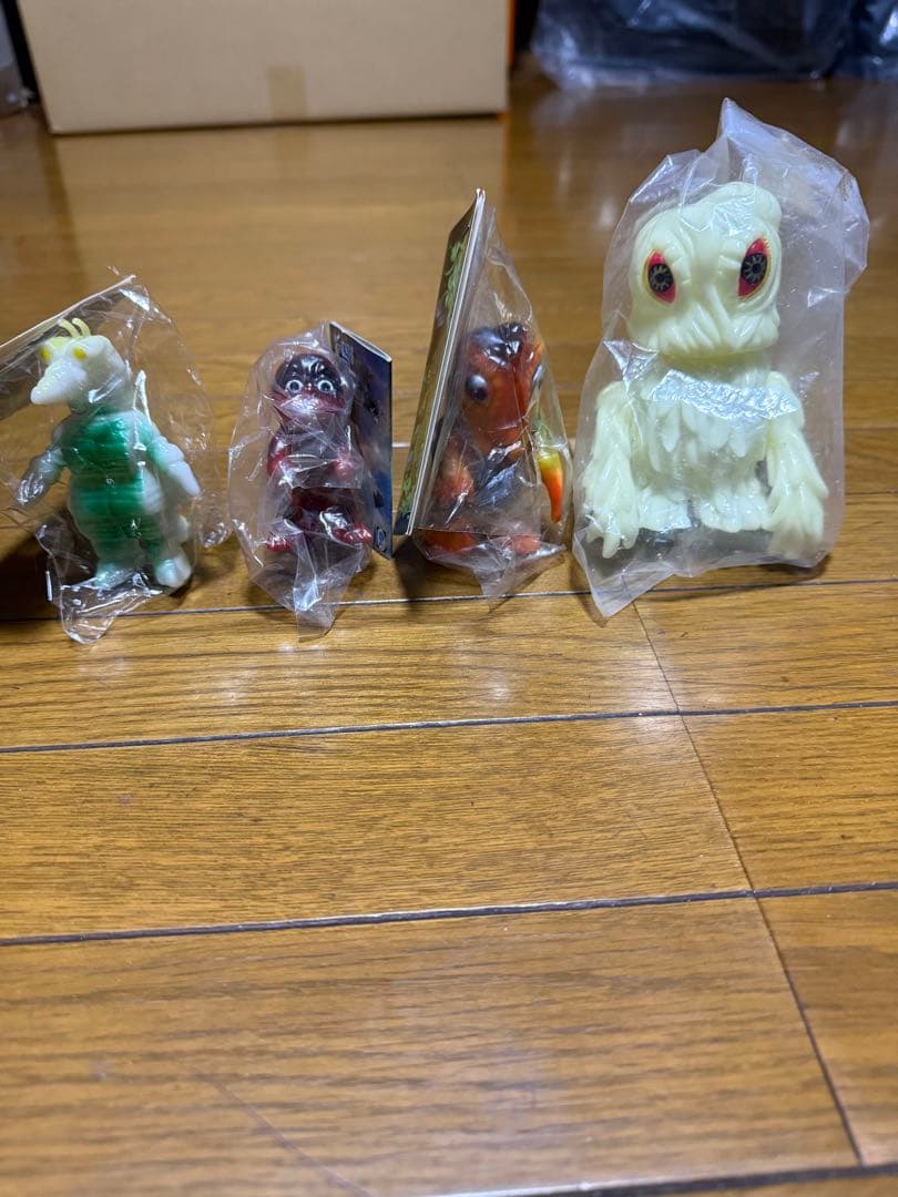 ソフビ　4体セット　ヘドラ　モゲラ　ミニラ　マーミット　キャラクティクス　M１号未使用