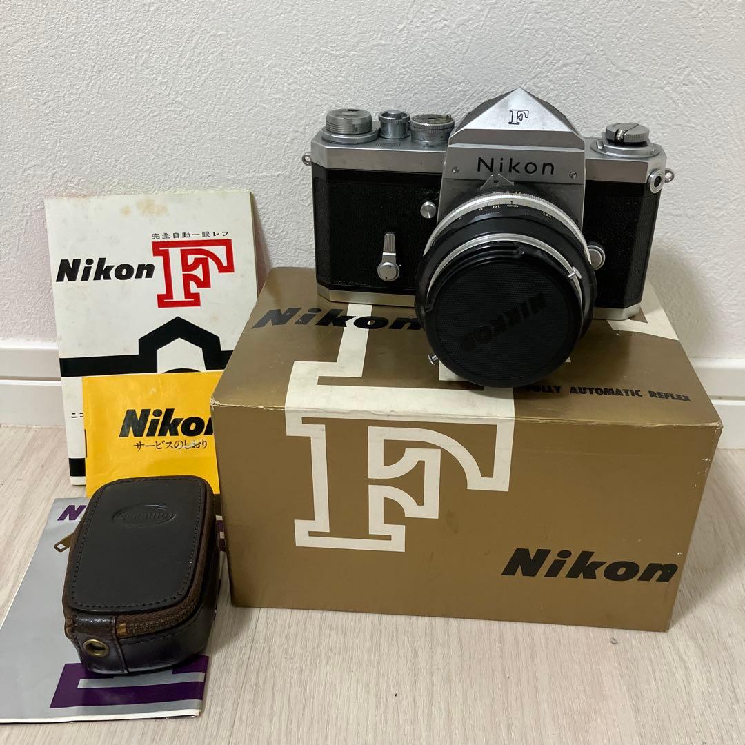 Nikon Fカメラ　NIKKOR-S Auto 5.8cm F1.4有些许损伤或污渍