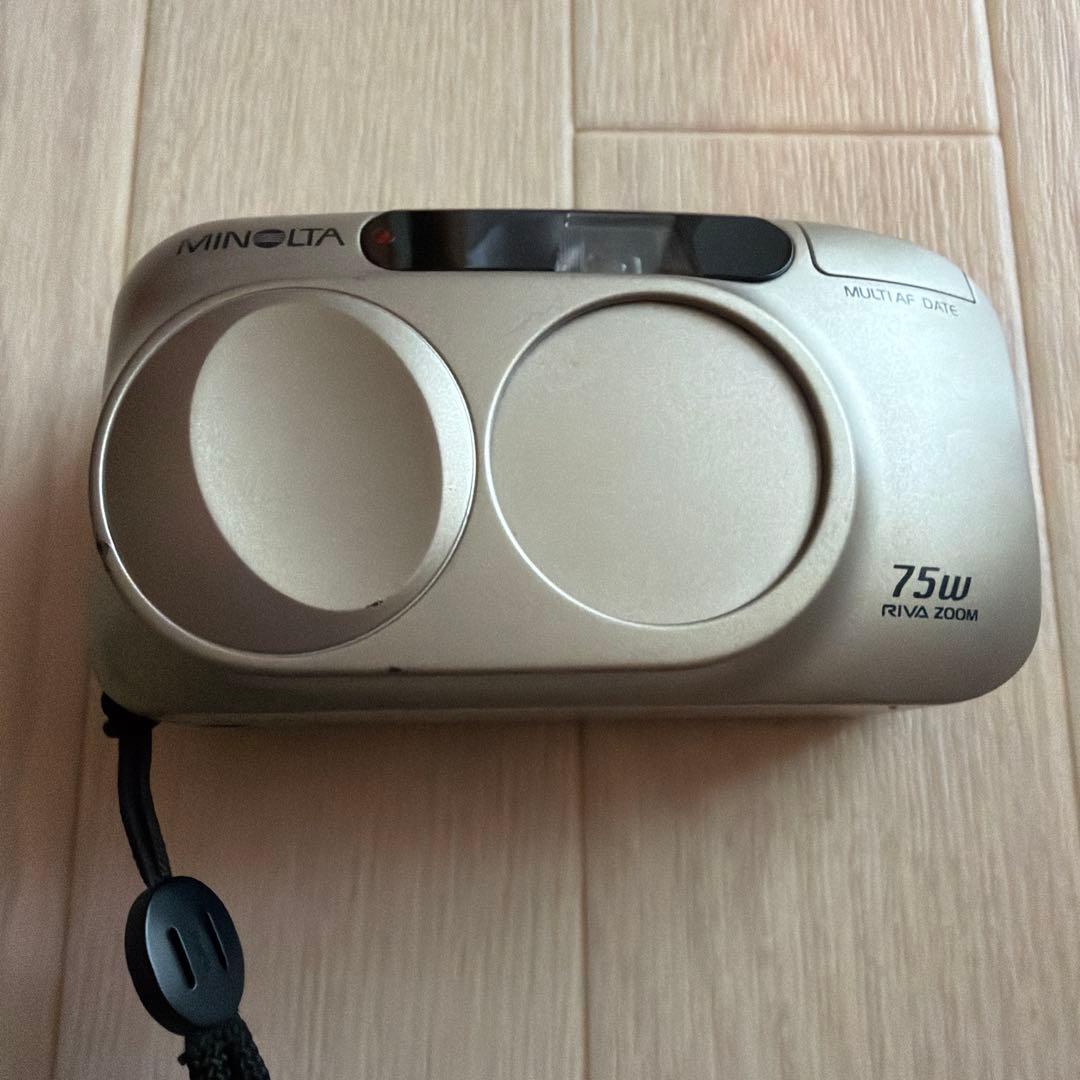 MINOLTA RIVA ZOOM 70w フィルムカメラMINOLTA;有些许损伤或污渍