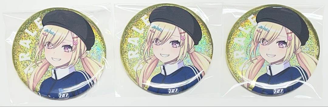 WEGO × バンドリ！10周年 コラボ第2弾　缶バッジ　仲町あられ　3点セット