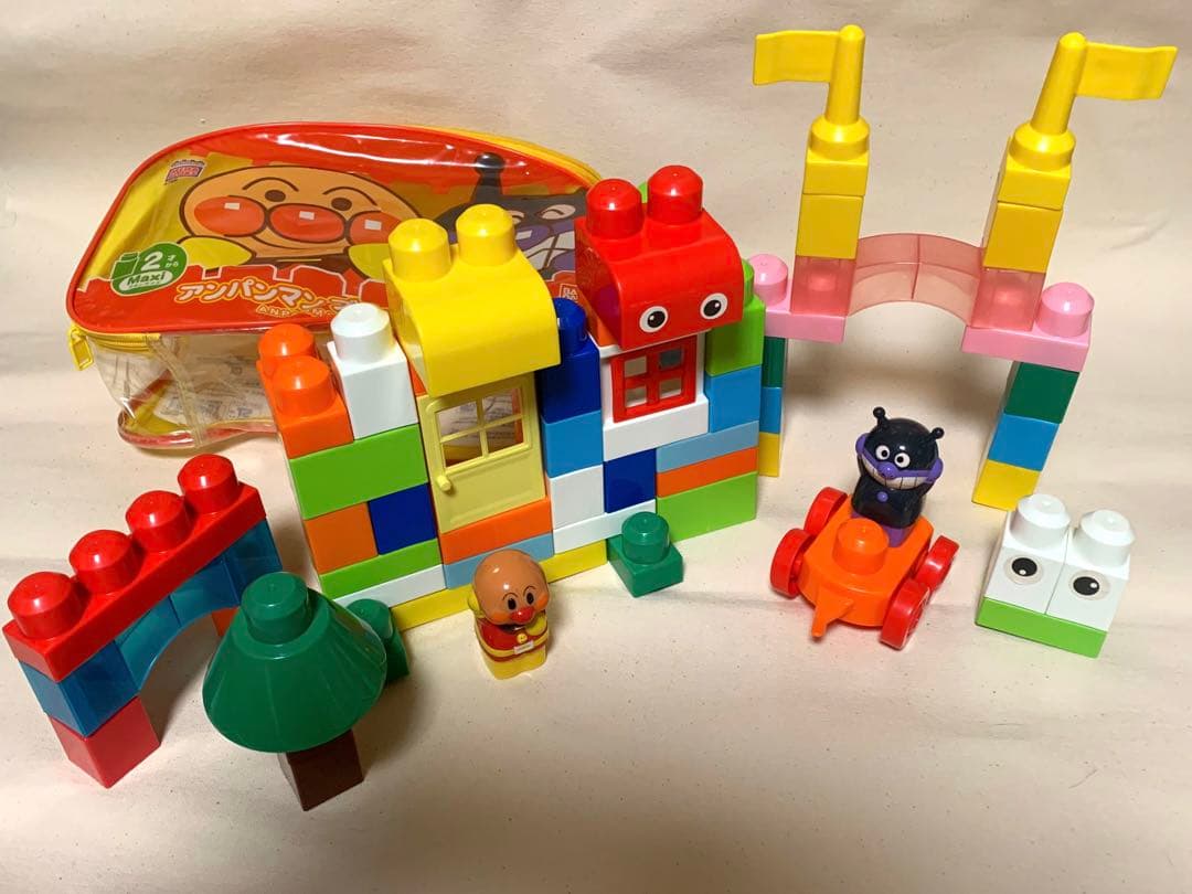 アンパンマン ブロックバッグ LBANDAI;有些许损伤或污渍
