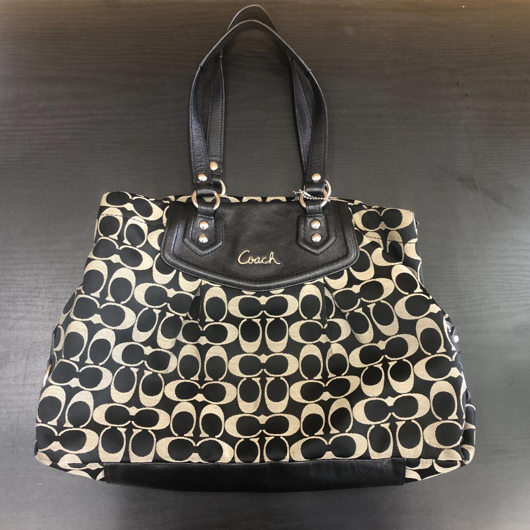 COACH コーチ シグネチャー トートバッグ ブラック F19244