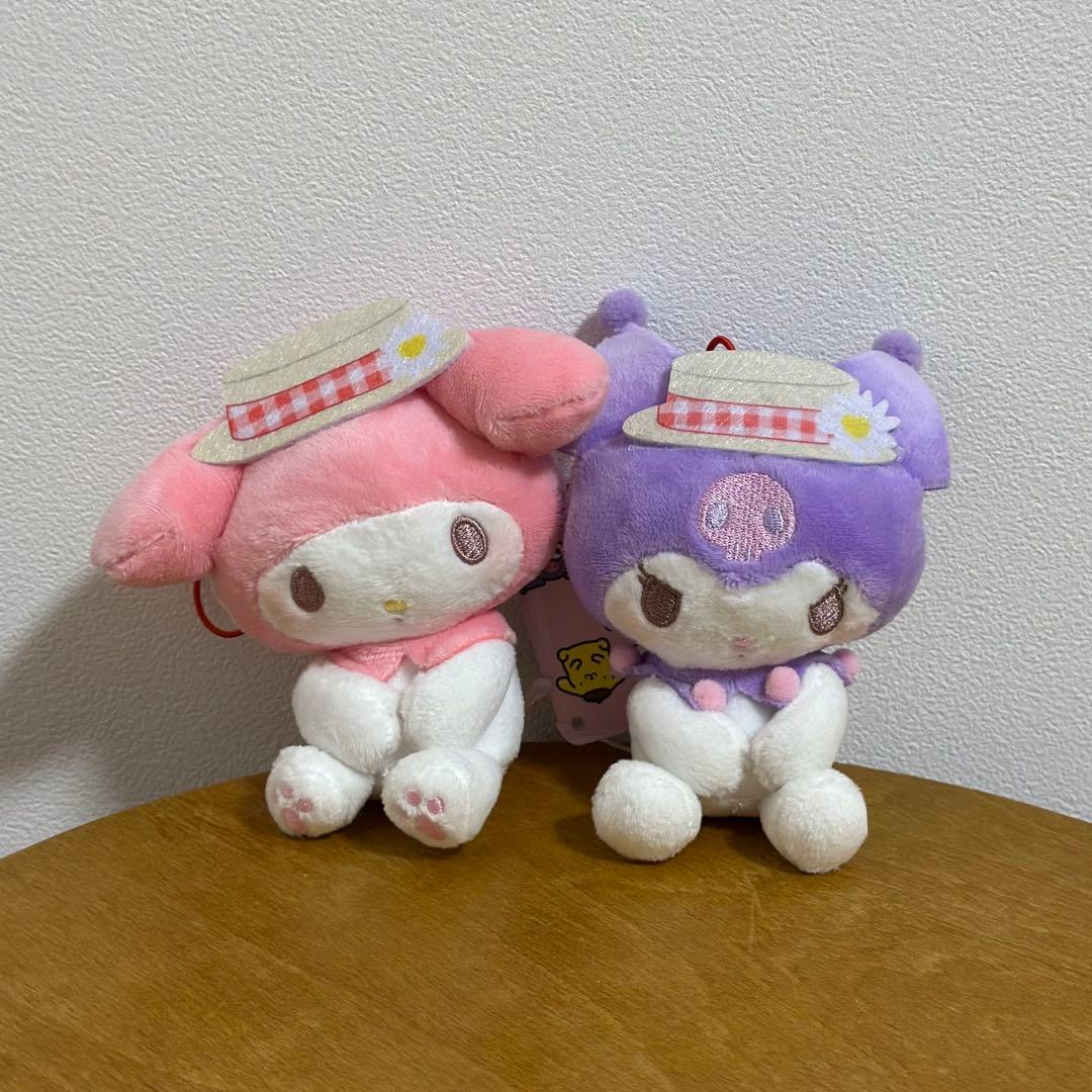 サンリオキャラクターズ ピクニックおすわりマスコット マイメロディ クロミちゃん未使用