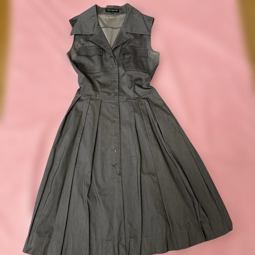 FOXEY NewYorkフォクシー40サイズ　ワンピースFOXEY NEW YORK;整体状态不佳