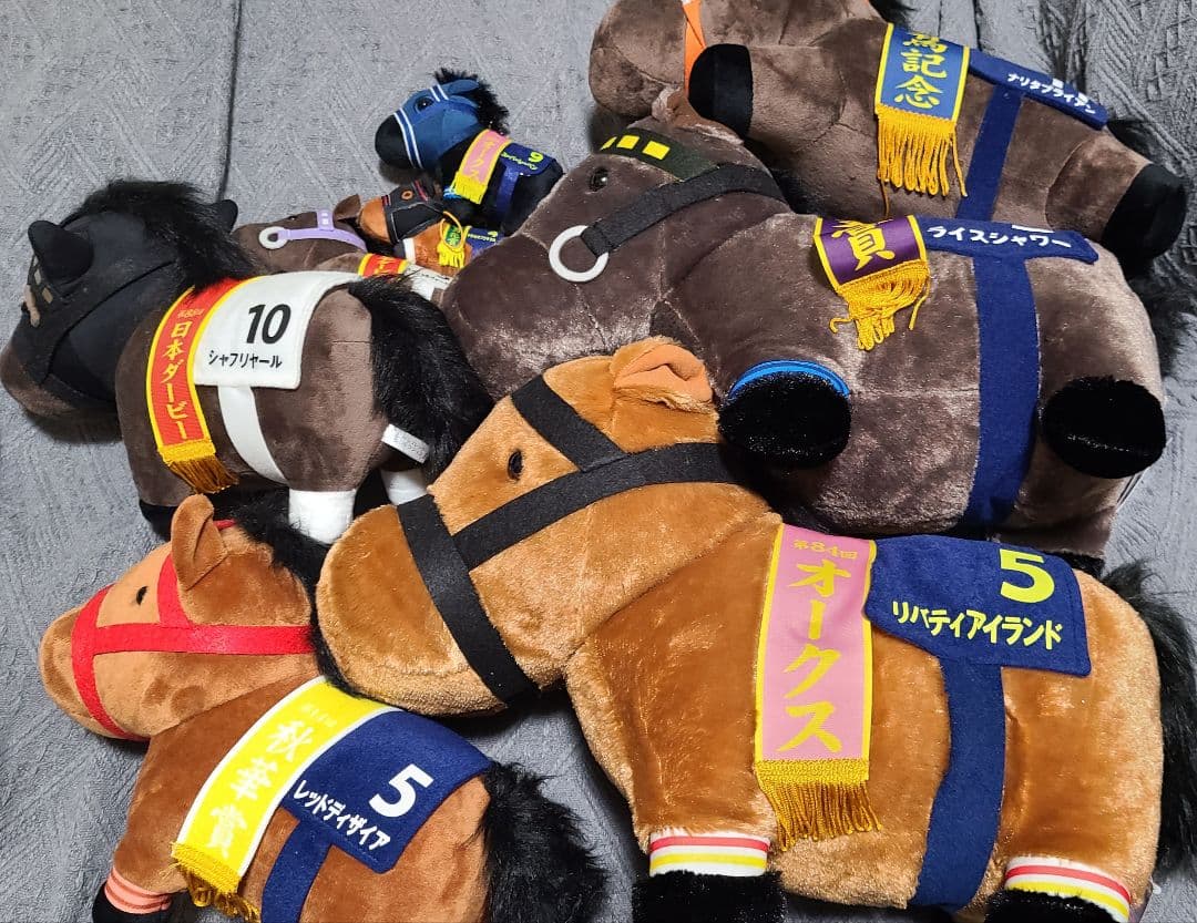 競走馬ぬいぐるみセット サラブレッドコレクション 8頭セット没有明显的损伤或污渍