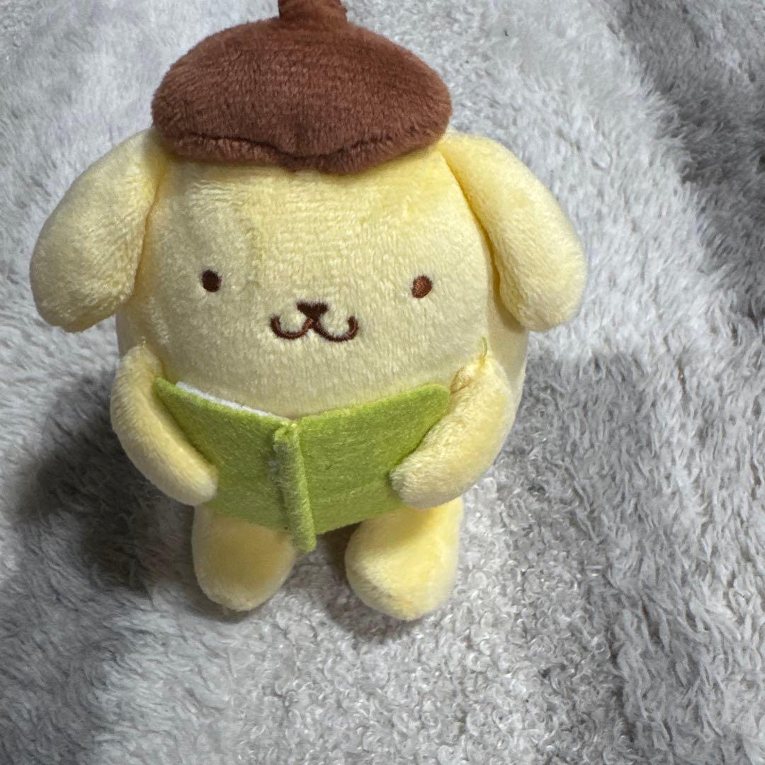 ポムポムプリン ぬいぐるみ マスコットSanrio;有些许损伤或污渍