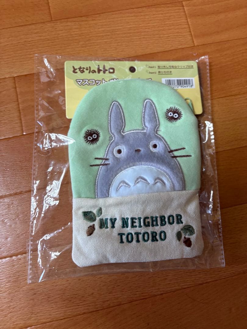 トトロ マスコットポーチ ストラップ付き