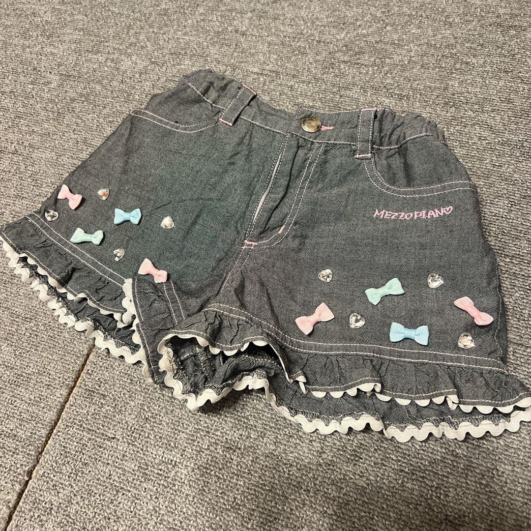 mezzo piano デニムショートパンツ 130cm