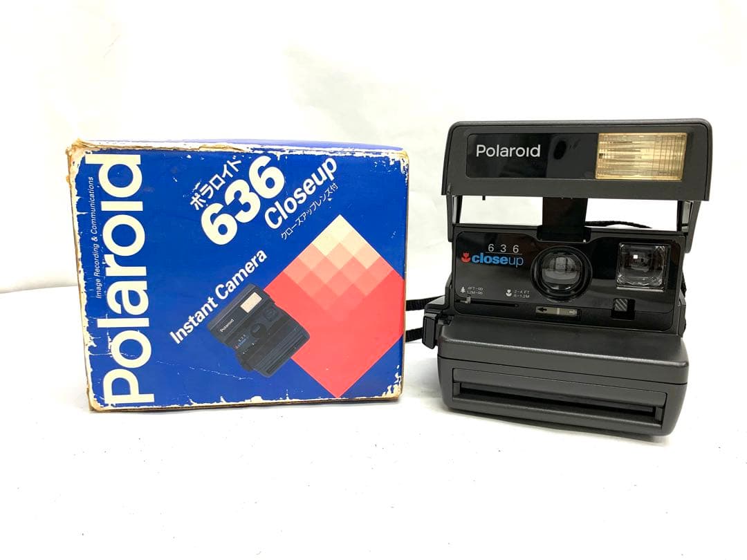 Polaroid ポラロイド 636 インスタントカメラ ※シャッター切れませんPOLAROID;整体状态不佳